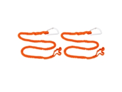 2026rebe-2 Peças De Correia Elástica Para Remo De Kayak Lanyard 3-6 Pés Laranja Para Kayak Canoa Pesca