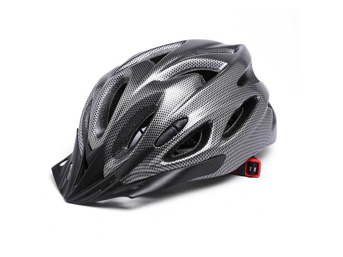 Casco De Bicicleta Carbono Negro Seguridad Ciclismo
