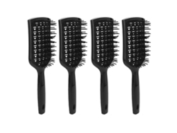 Vlrla-4pcs Vented Paddle Detangling Cabelo Brush Para All Cabelo Types