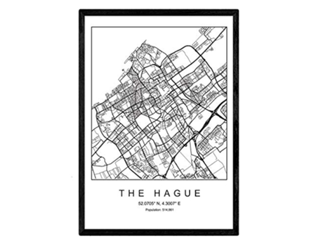 Lámina NACNIC Mapa The hague (A3)