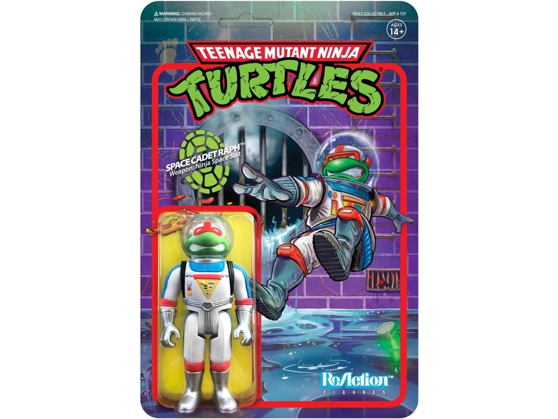 Cadete Espacial Raph Tortugas Ninja Tmnt 10 Cm SUPER 7 Figura