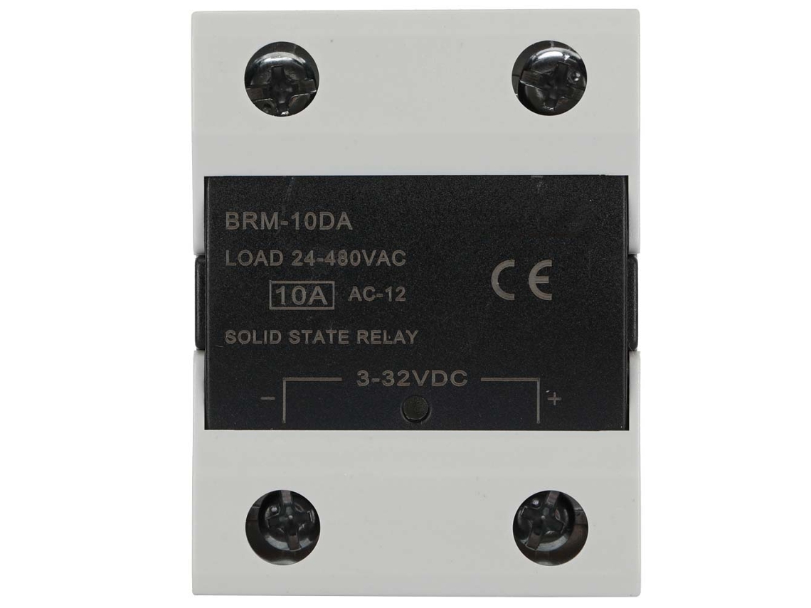 Relé De Estado Sólido Brm-10da 24-480vac Para Automatización Industrial 60a