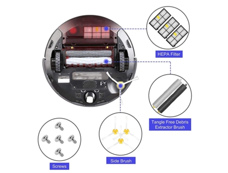 Kit de reposição de 14 unidades para irobot roomba 800 900 series 805 860