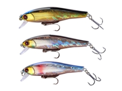 Piezas De Señuelos De Pesca Duros Baitos Crankbait Sinking Wobbler Con Anzuelos Triples 8,5 Cm 9,2 G Abs
