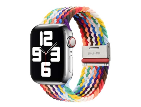 Correa Pulsera Trenzada Flexible para Apple Watch Series 8 45Mm Multicolor