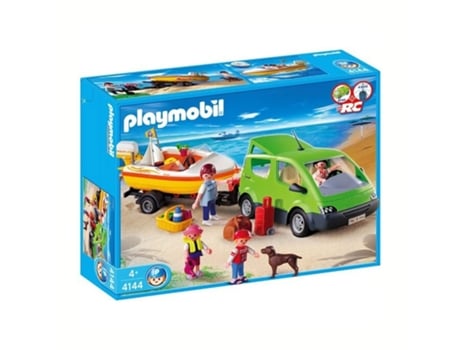 Family Fun Coche Familiar Con Lancha PLAYMOBIL