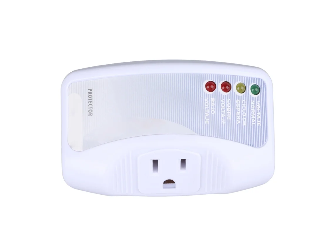 Protector De Voltaje Enchufable De 10 A Con Protección Contra Sobretensiones Para Electrodomésticos Residenciales.