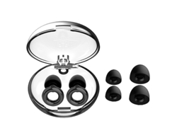 Tapones para los oídos reductores de ruido con asas. Negro