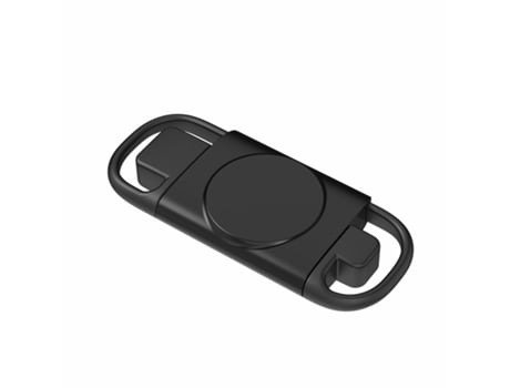 T09-S Cargador de reloj inteligente inalámbrico portátil dual USB para Samsung Watch Series (negro)