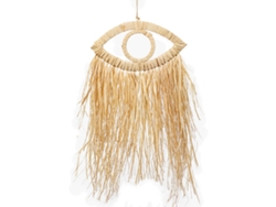 ORIGEN Home Decor Adorno De Pared Ojo Cuadros | Adorno Pared Jardín Marrón - 70x38x1cm BY SIGRIS