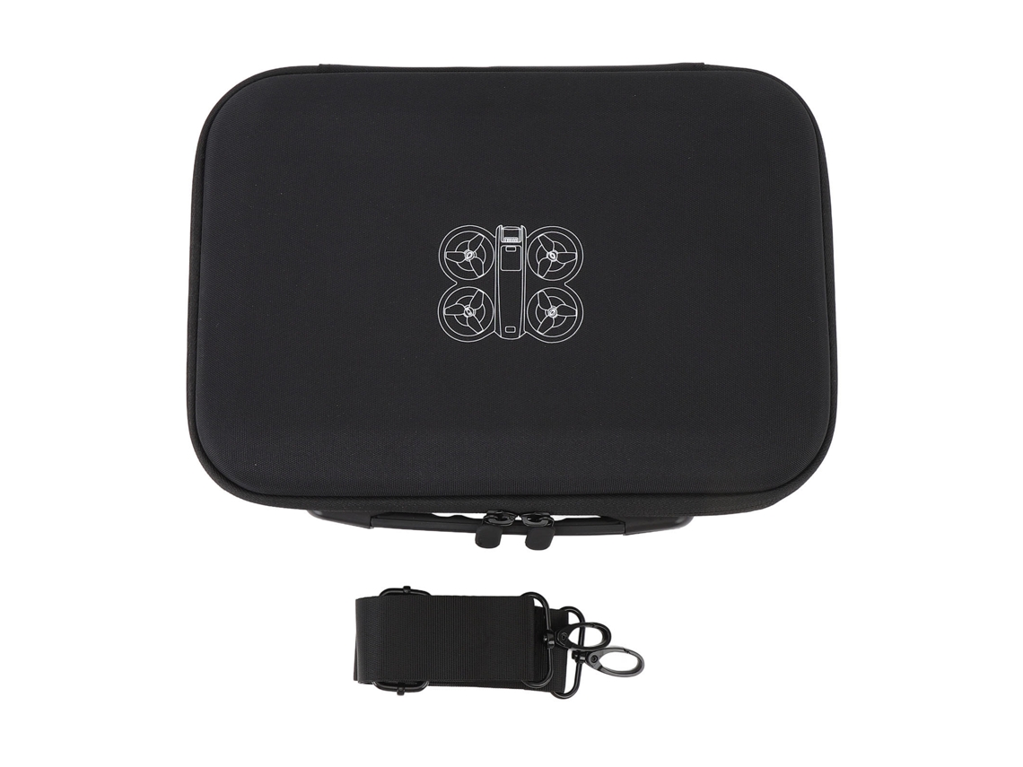 Bolsa De Almacenamiento Y Transporte Para Drones Neo Con Correa Para El Hombro, Material Pu Negro.