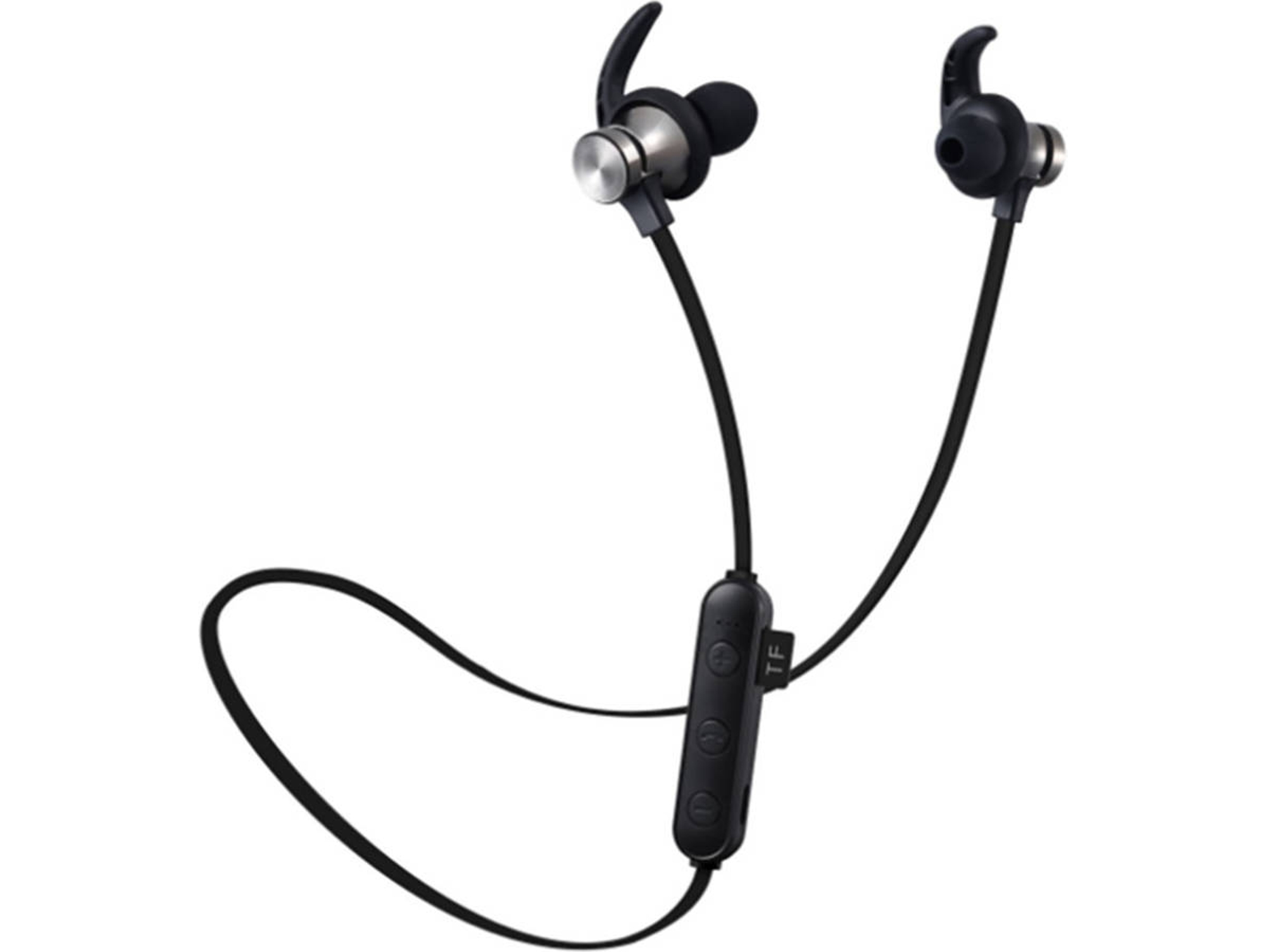 Auriculares Bluetooth WJS CT1123 (In Ear - Micrófono - Negro)