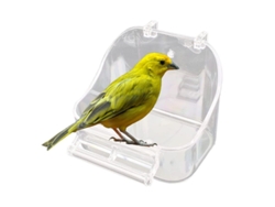 Baño Para Aves En Jaula Multifuncional Colgante Con Comedero Para Periquitos Canarios Y Loros