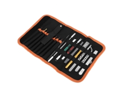 Kit De Herramientas Para Reparación De Teléfonos Móviles 17 En 1 Portátil Con Bolsa De Transporte Para Desmontaje