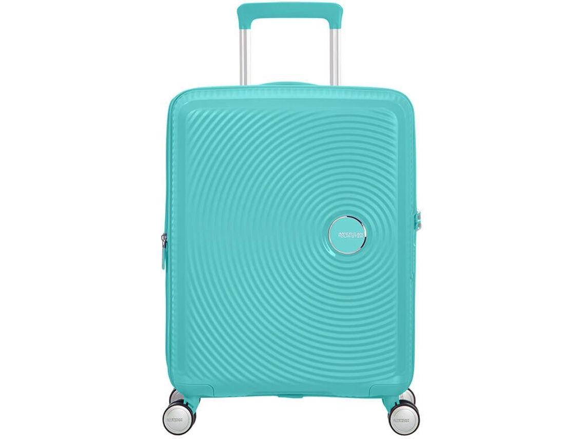 Maleta De Cabine AMERICA TOUSRISTER Soundbox (55Cm - Expansível - 4 Rodas - 2,6 Kg) Azul Piscina