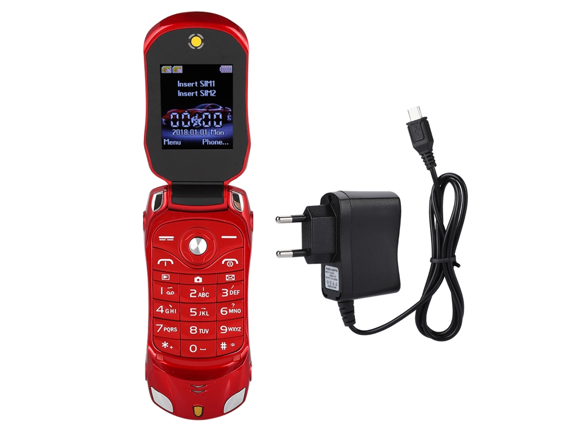 Teléfono plegable para estudiantes con luz de funcionamiento EOOCOO