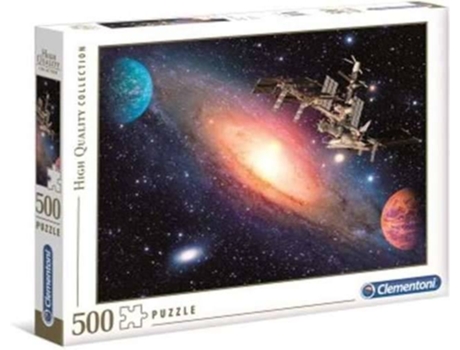 Puzzle CLEMENTONI Estacion Espacial (500 Piezas - Edad mínima: 3 años)