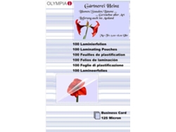 Fundas de Plastificar OLYMPIA 9179 Transparente (100 un)