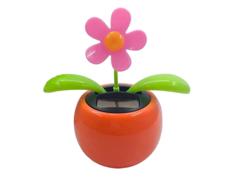 Adorno de coche divertido con energía solar de dibujos animados vibrante decoración ornamental regalos tablero de automóvil bailando flor juguete o...