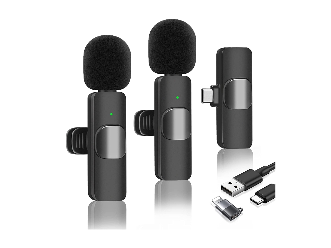 Micrófono lavalier para iOS/Android plug & play lavalier AUTOSYNC