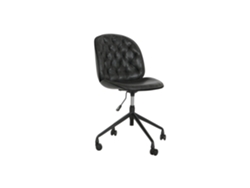 Silla Pp Metal 89 Ruedas Negro 47,5x57,5x83cm