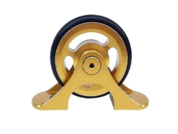 Omni-bicicleta Plegable Ligera Exterior Con Piezas De Aluminio, Guardabarros Trasero Y Ruedas Con Rodamientos (oro, 1 Pieza)