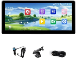 Cámara De Salpicadero Ajustable 4k De 8/9 Pulgadas Con Carplay Y Android Auto