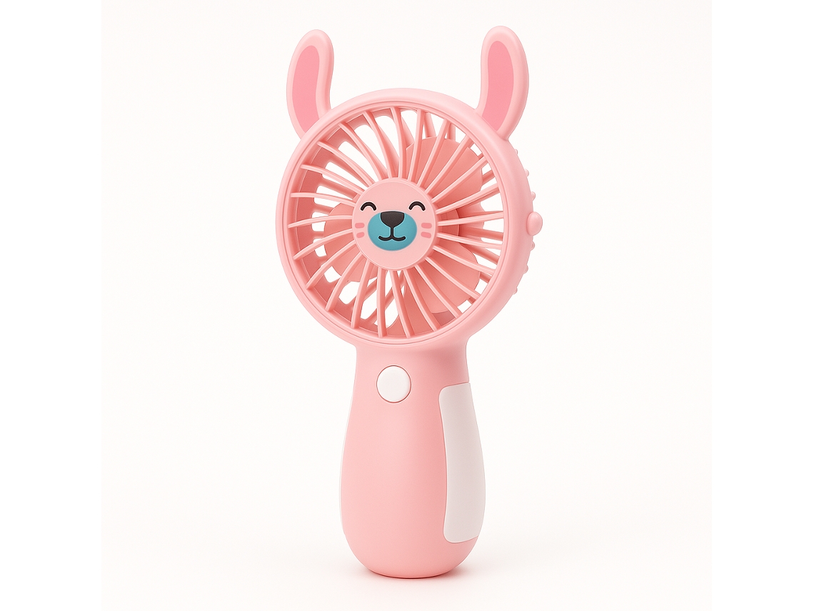 Ventoinha Portátil | Compacta, Usb, 3 Velocidades, Com Cabo Incluído Skyhe Sl6605s Rosa