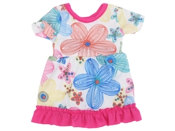 Falda De Estilo Moderno Para Muñecas Con Estampado Floral Colorido Para Muñecas De 18 Pulgadas Q18-739