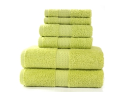 Colección De Ropa De Baño De Lujo, 100 Algodón Hilado En Anillo, Ideal Para Hoteles Y Spas. Toallas Ecológicas De Color Verde Hierba. Toallas Y Toal