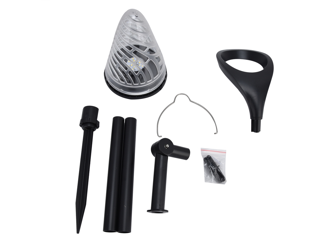 Lámpara Solar Led Para Césped, Resistente Al Agua Ip55, Con Luz Blanca Cálida Para Jardines Paisajísticos.