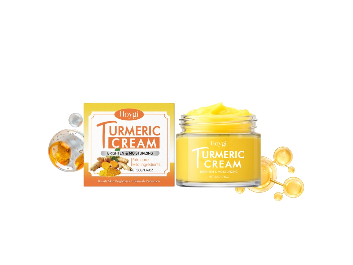 Crema hidratante con cúrcuma