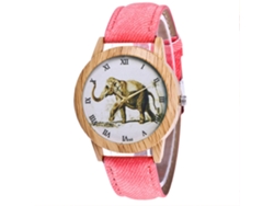 Reloj De Pulsera Unisex Informal Con Correa De Piel De Vacuno, Cuarzo Rosa, Zhoulianfa