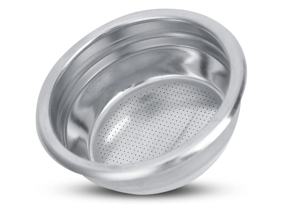 Cesta De Filtro De Café De Acero Inoxidable De 58 Mm, Sin Fondo, Para 2 Tazas, Universal Para Cafeteras.