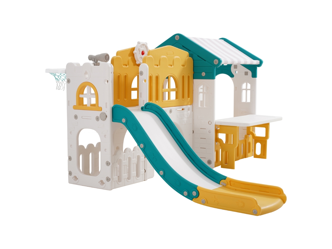 Casa de juegos al aire libre Succebuy, estilo cabaña, para niños a partir de 1 año