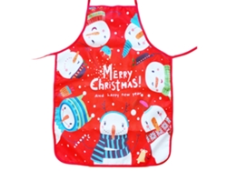 Delantal de decoración de Navidad para la cena de Navidad, fiesta, cocina, horneado, manualidades, limpieza de la casa, cocina, estilo 6 RNEMITERY