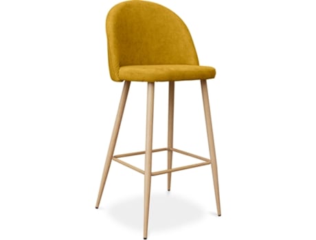 Banco tapizado en tela de diseño escandinavo 73 cm Evelyne SCANDINAVIAN STYLE