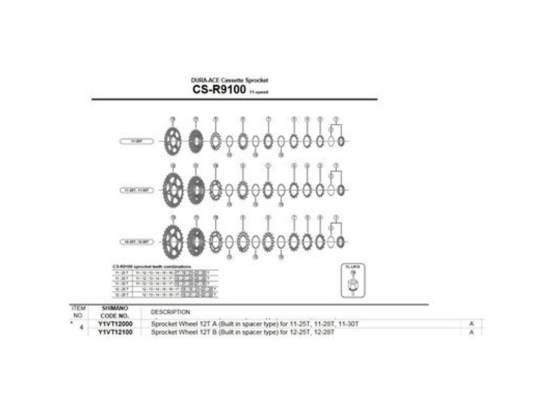 Dura Ace 9006 Prateado 12Tshimano