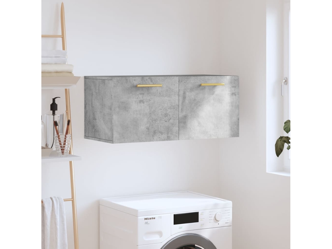 Armario de pared Derivados Madera Gris Sonoma MAISON EXCLUSIVE (80x36,5x35 cm)
