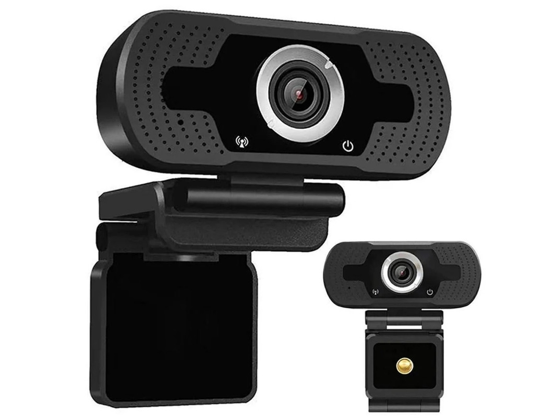 Cámara web de 1080p para computadora/portátil. Incluye cámara Full HD gran angular y micrófono integrado. Compatible con todas las plataformas Bestvite.