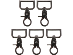 5 hebillas giratorias para equipaje, gris oscuro. Slowmoose