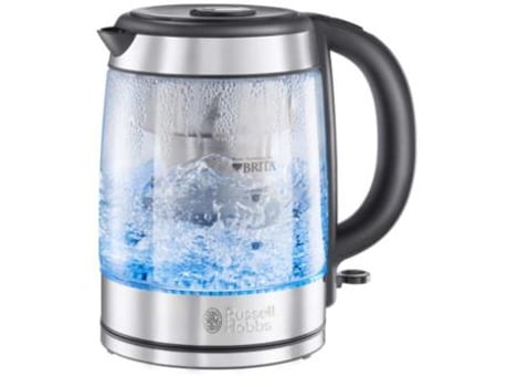 Russell Hobbs Clarity Hervidor eléctrico 1,5 L 2200 W Acero inoxidable Transparente
