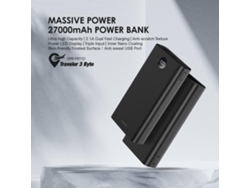 Power Bank (27000mah Carga Rápida) Oraimo Opb-p271d Traveler-3-byte Power Bank De Carga Rápida 27000mah