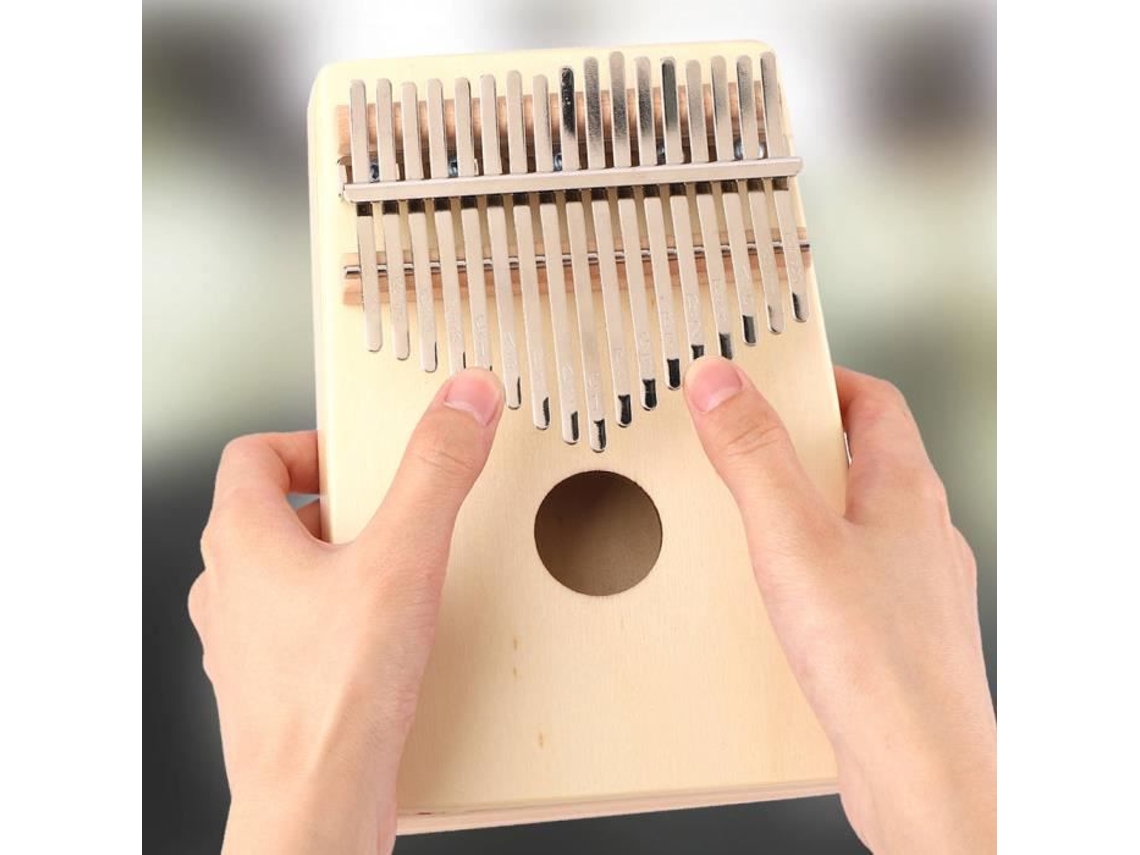 17 teclas pulgar dedo Piano madera de pino Kalimba 17 teclas pulgar dedo Piano instrumento Musical conjunto portátil