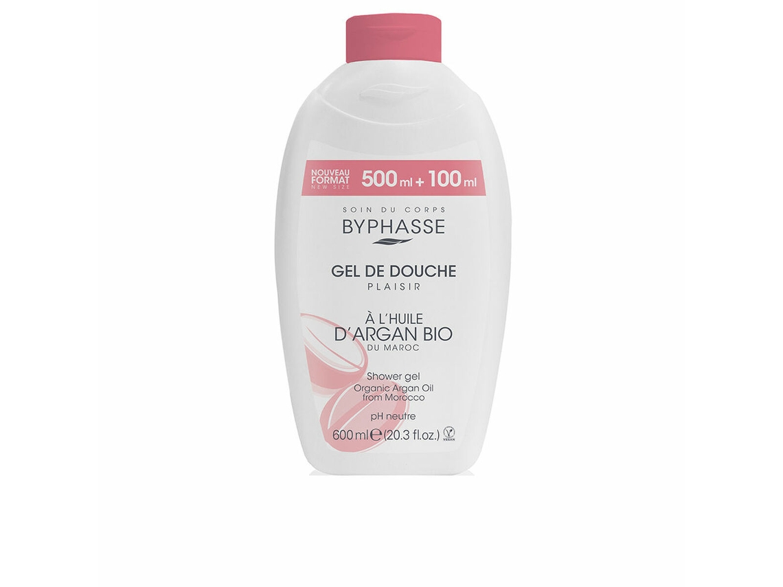 Gel de Ducha Byphasse Plaisir Aceite de Argán 600 ml