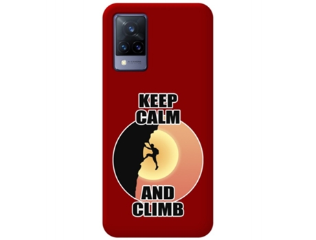 Carcasa Vivo V21 5G TUMUNDOSMARTPHONE Silicona Líquida Dibujos Rojo