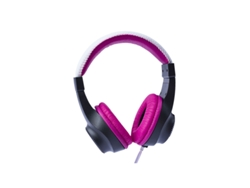 Auriculares con cable de conector único de 6,5 mm, color rosa