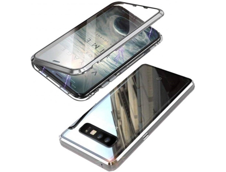 Carcasa Samsung Galaxy S10 Plus Inf Con Protector Pantalla Plata