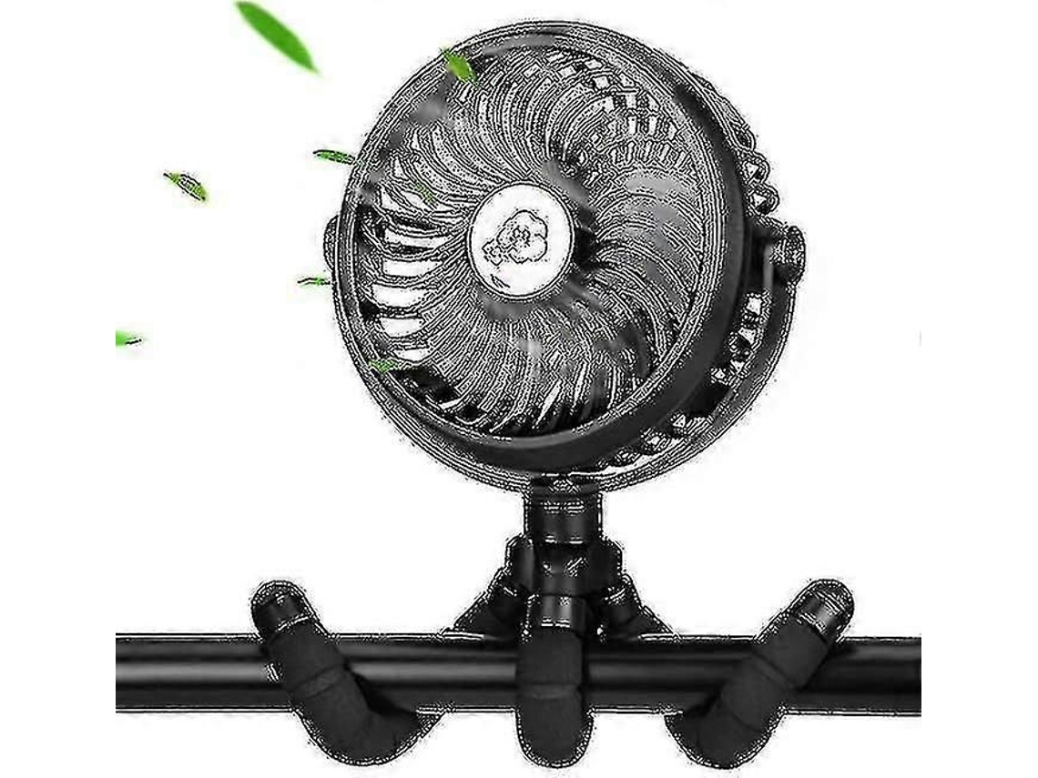 Ventilador Portátil Recarregável Com Tripé Flexível