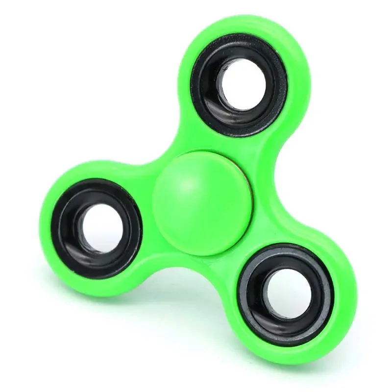 Juguete Giratorio Antiestrés Con Punta De Dedo De Metal (verde)